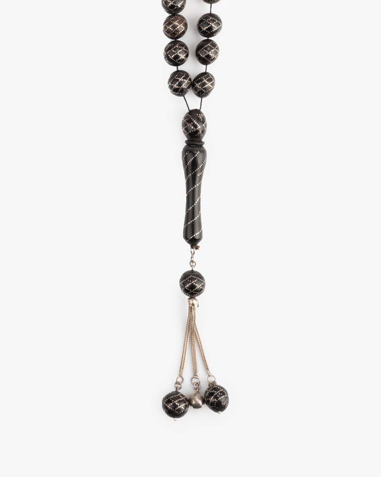 COOK WOOD SILVER ROSARY 29504ROSBN
