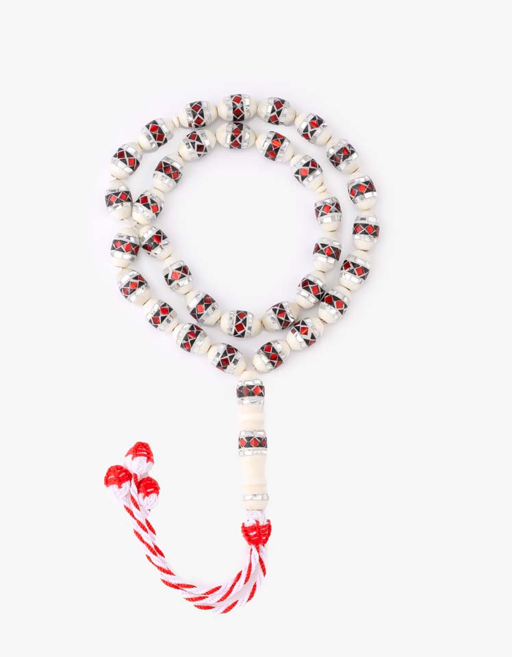 BONE ROSARY 4343ROSWT