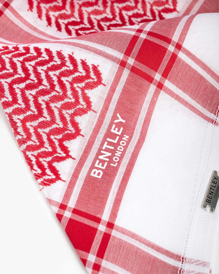 شماغ بينتلي رسمي أحمر فاخر