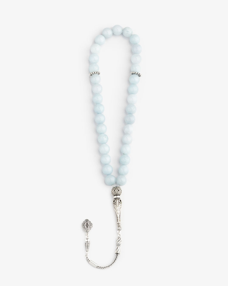 Aquamarine Rosary ROS210LB