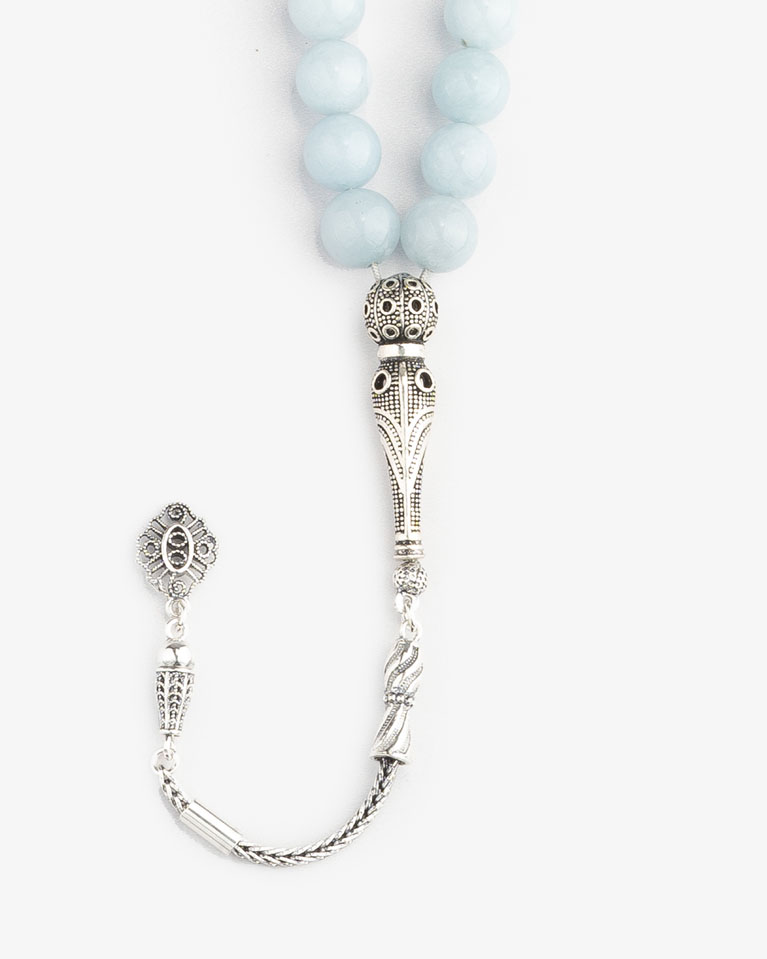 Aquamarine Rosary ROS210LB