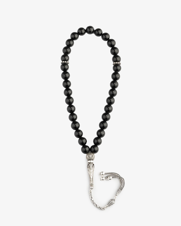 Black Tourmalin Rosary ROS219BK