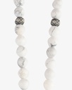 Howlite Stone Rosary ROS300WT