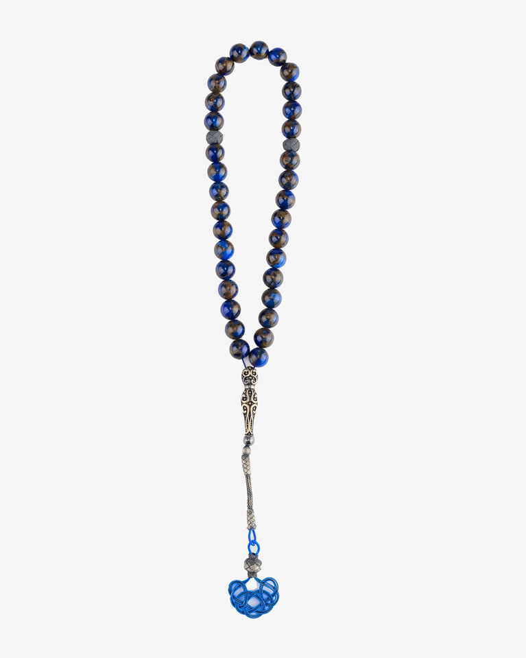Cloisonne Stone Rosary ROS302BL