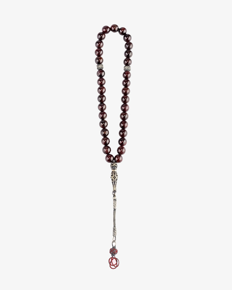 Garnet stone Rosary ROS314BO