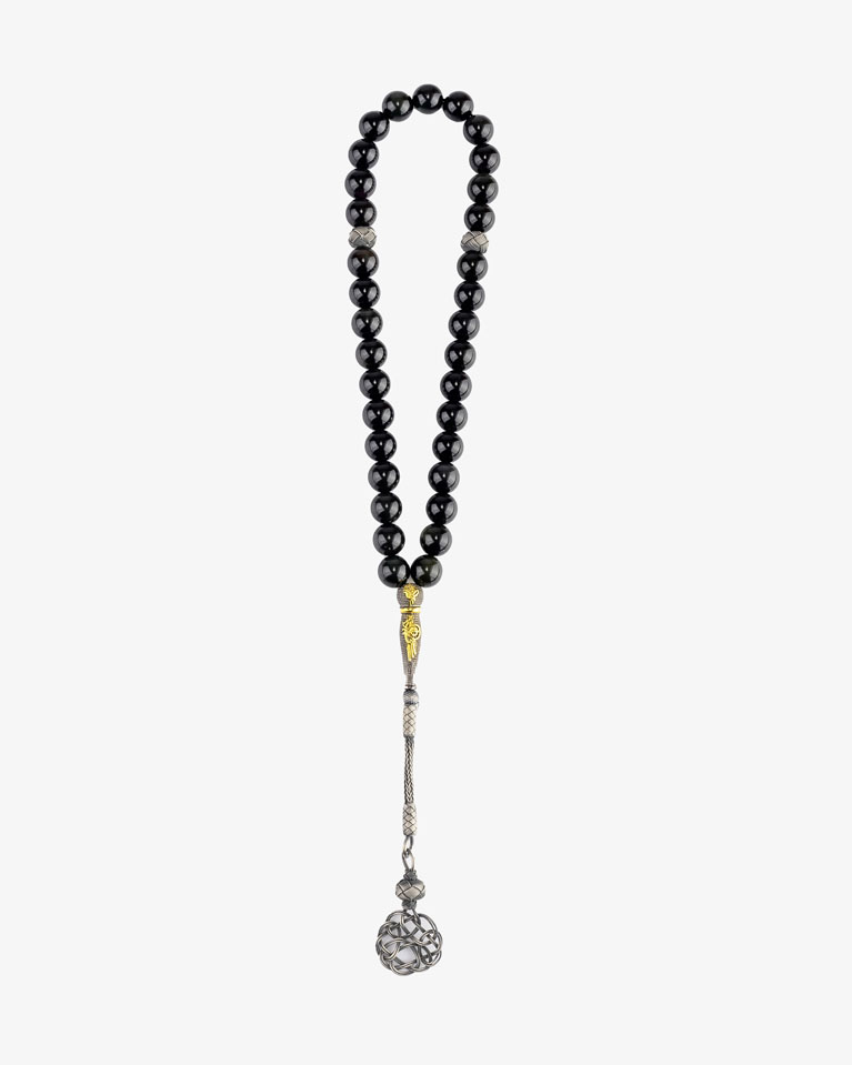 Obsidian Rosary ROS315BK