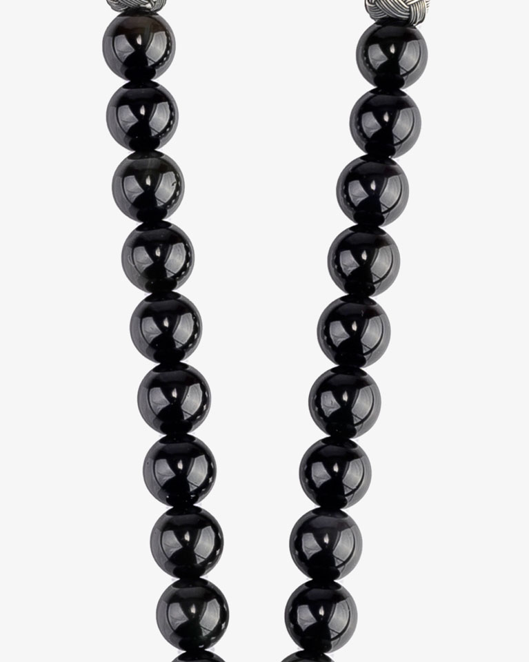 Obsidian Rosary ROS315BK