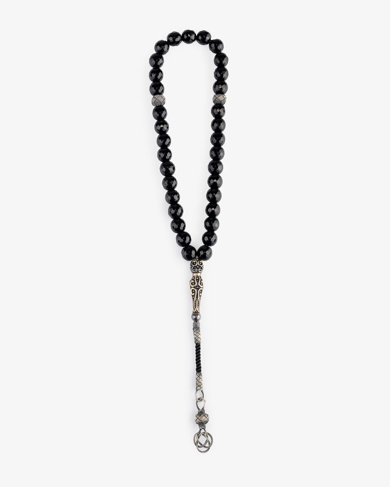 سبحة كالسيدوني اسود ملكي