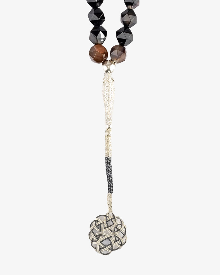 Aqate black Rosary ROS310BK