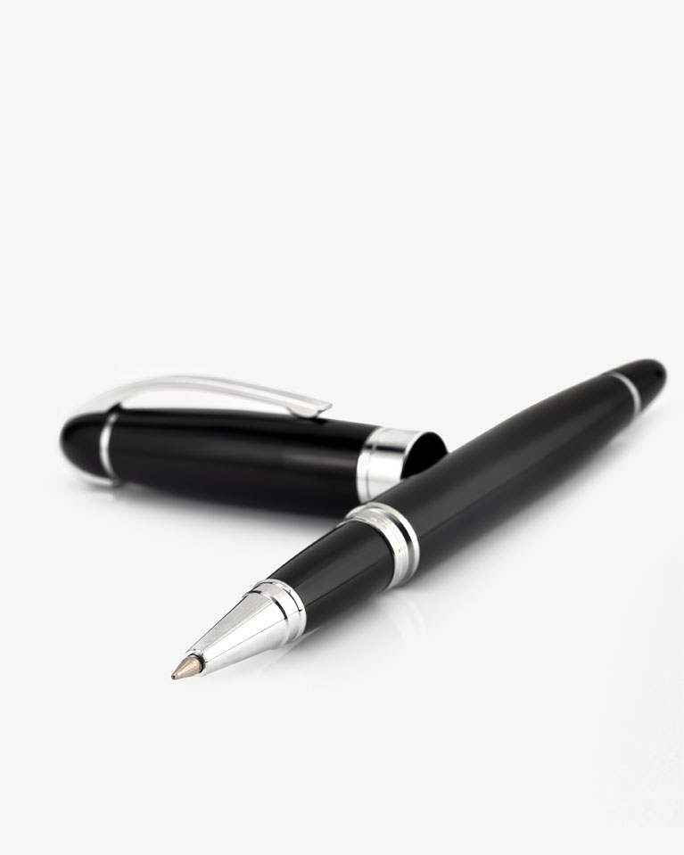 Men pen black & silver PEN833BK