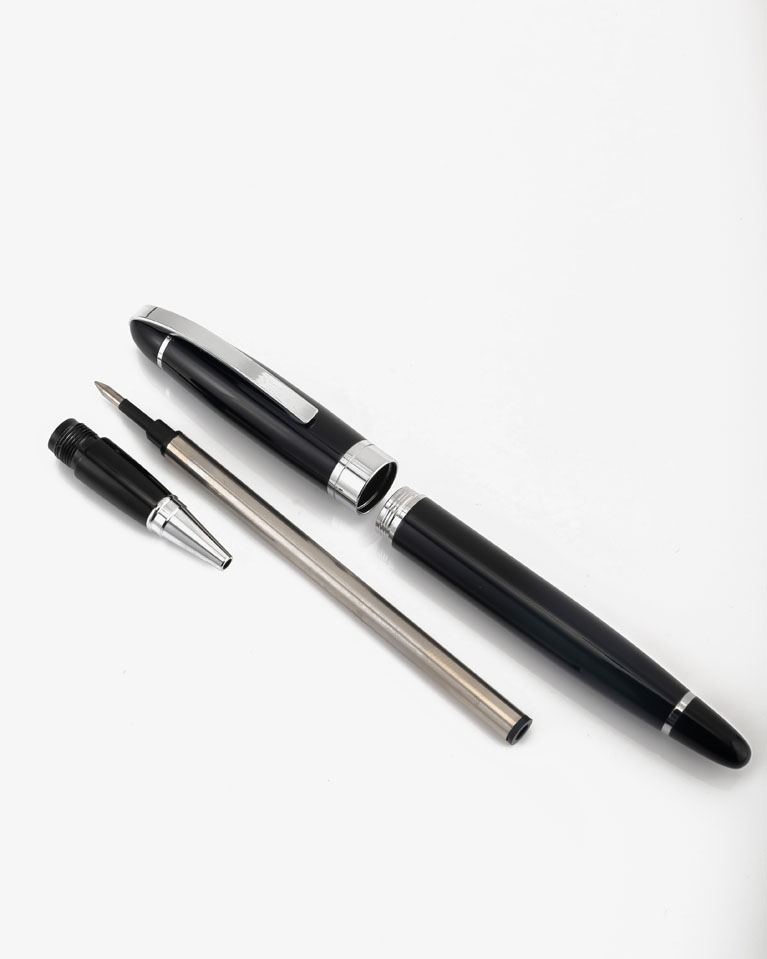 Men pen black & silver PEN833BK