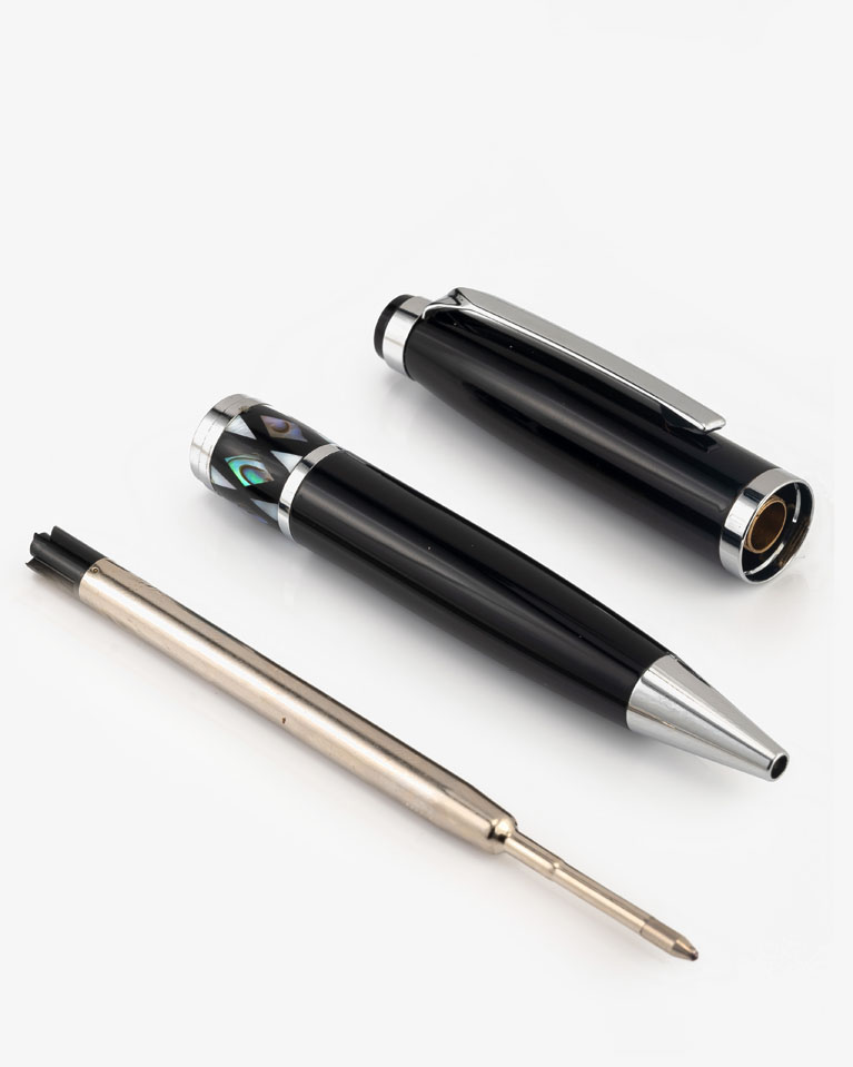 Men pen black & silver PEN850BK