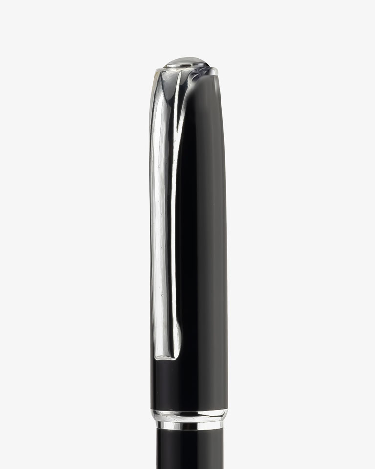 Men pen black& silver PEN851BK