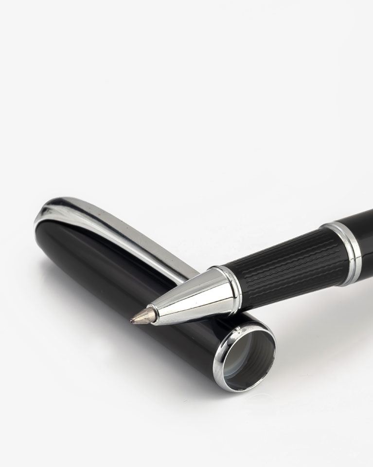 Men pen black& silver PEN851BK