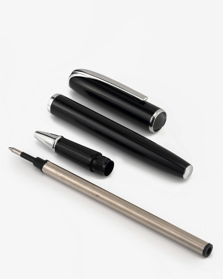 Men pen black& silver PEN851BK
