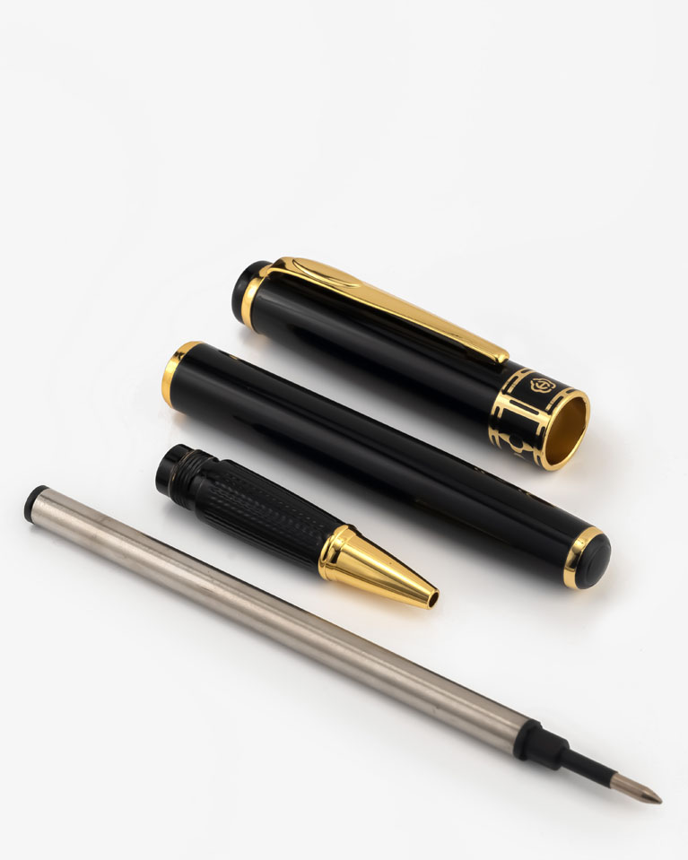 Men pen black & gold PEN853BK