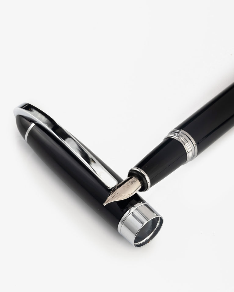 Men pen black & silver PEN838BK