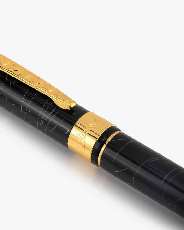 Men pen black & gold PEN836BK