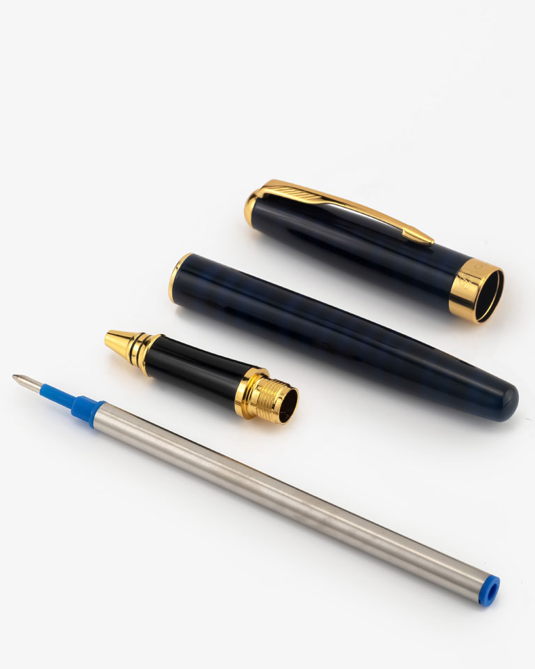 Men pen navy & gold PEN841NV