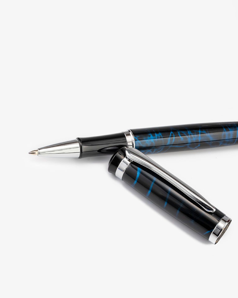 Men pen navy & silver PEN844NV