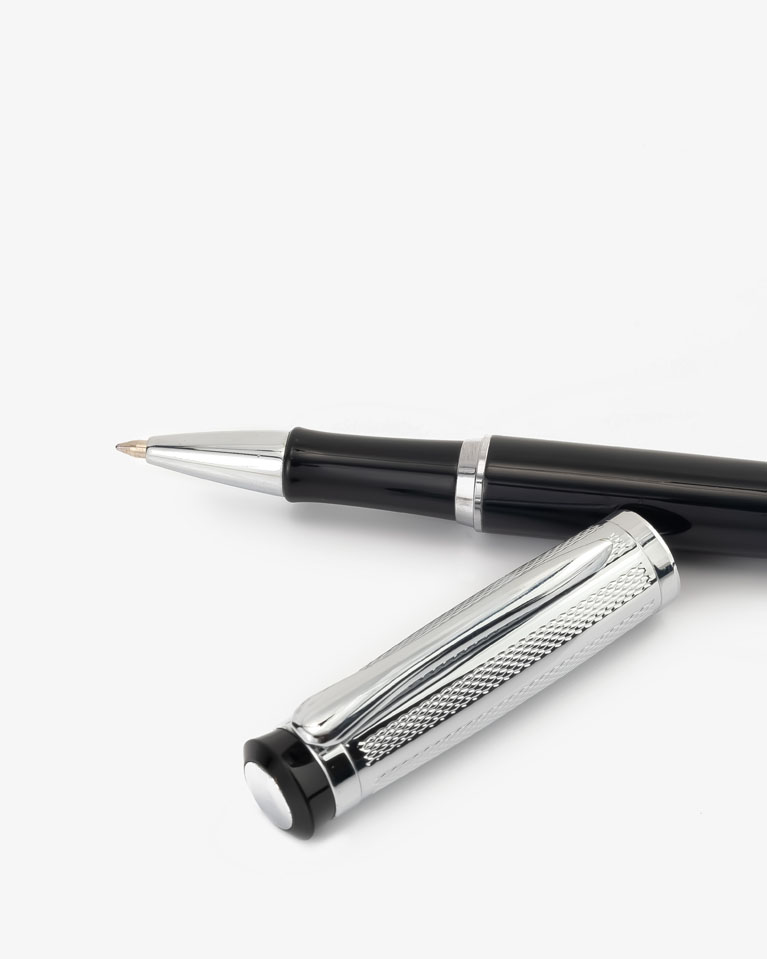 Men pen silver & black PEN845SV
