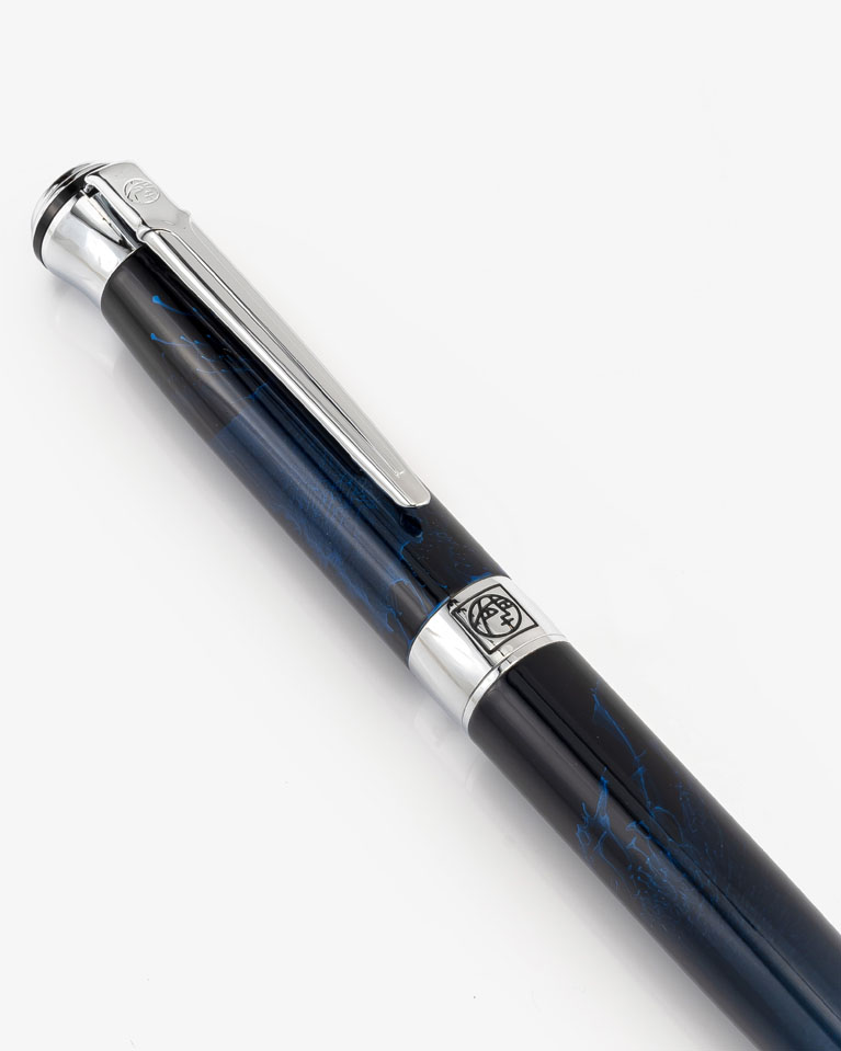 Men pen navy & silver PEN849NV