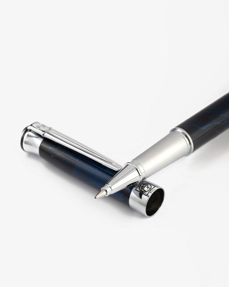 Men pen navy & silver PEN849NV