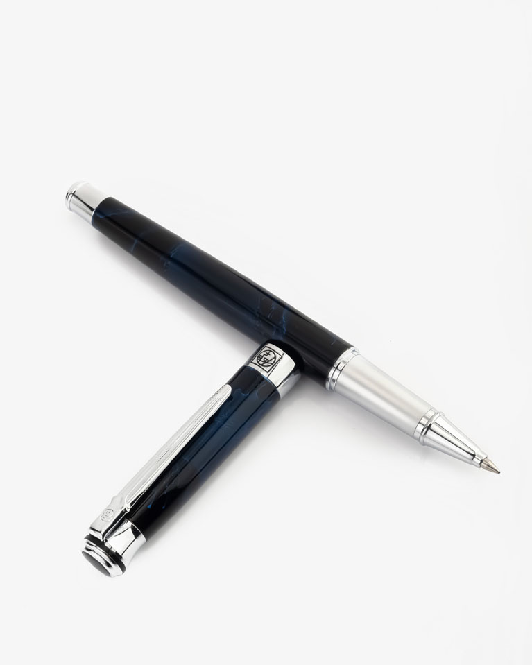 Men pen navy & silver PEN849NV