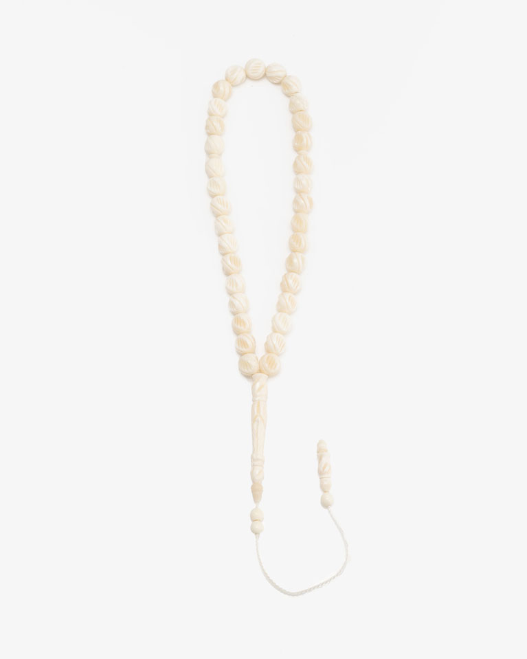 BONE ROSARY ROS410WT