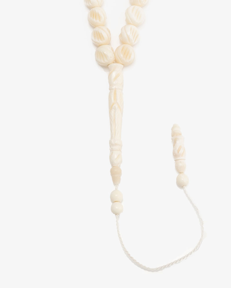 BONE ROSARY ROS410WT