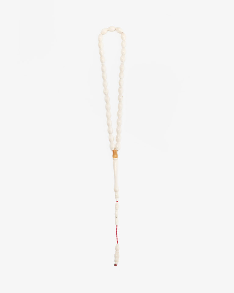 BONE ROSARY ROS414WT