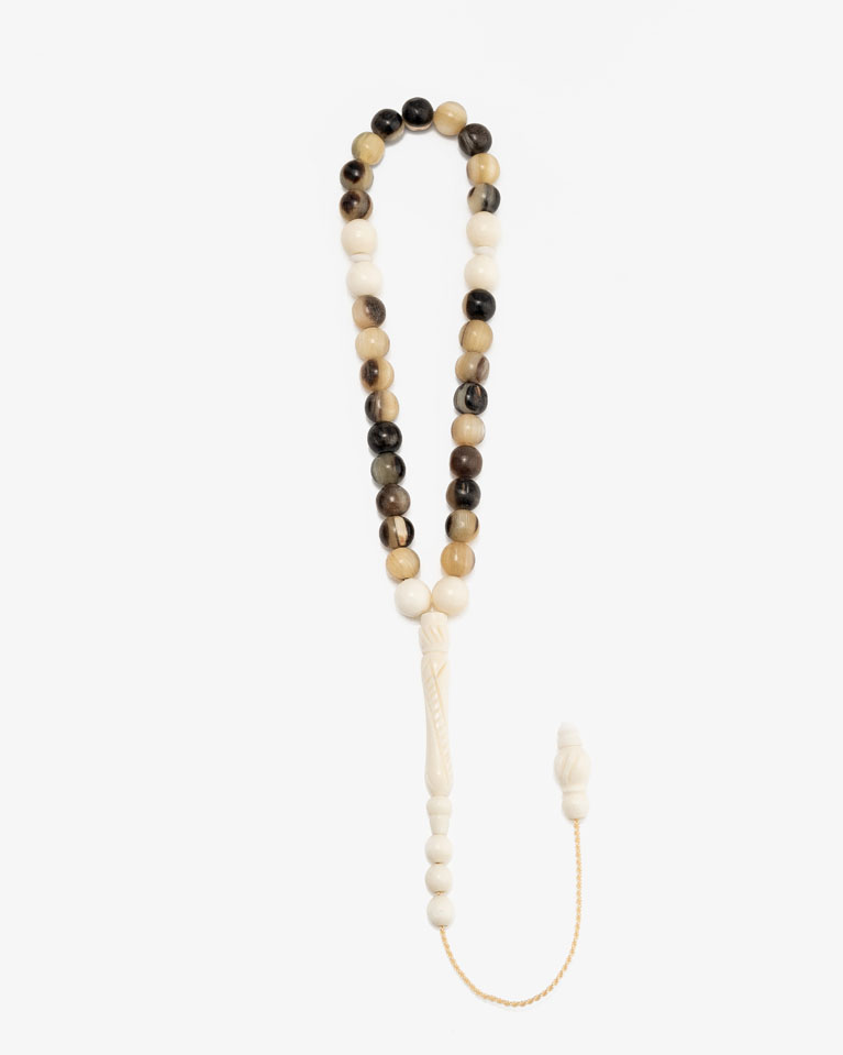 Buffalo horn ROSARY ROS416MC