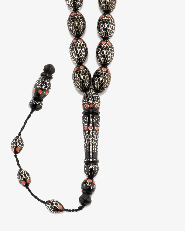 Cook rosary silver ROS422BK