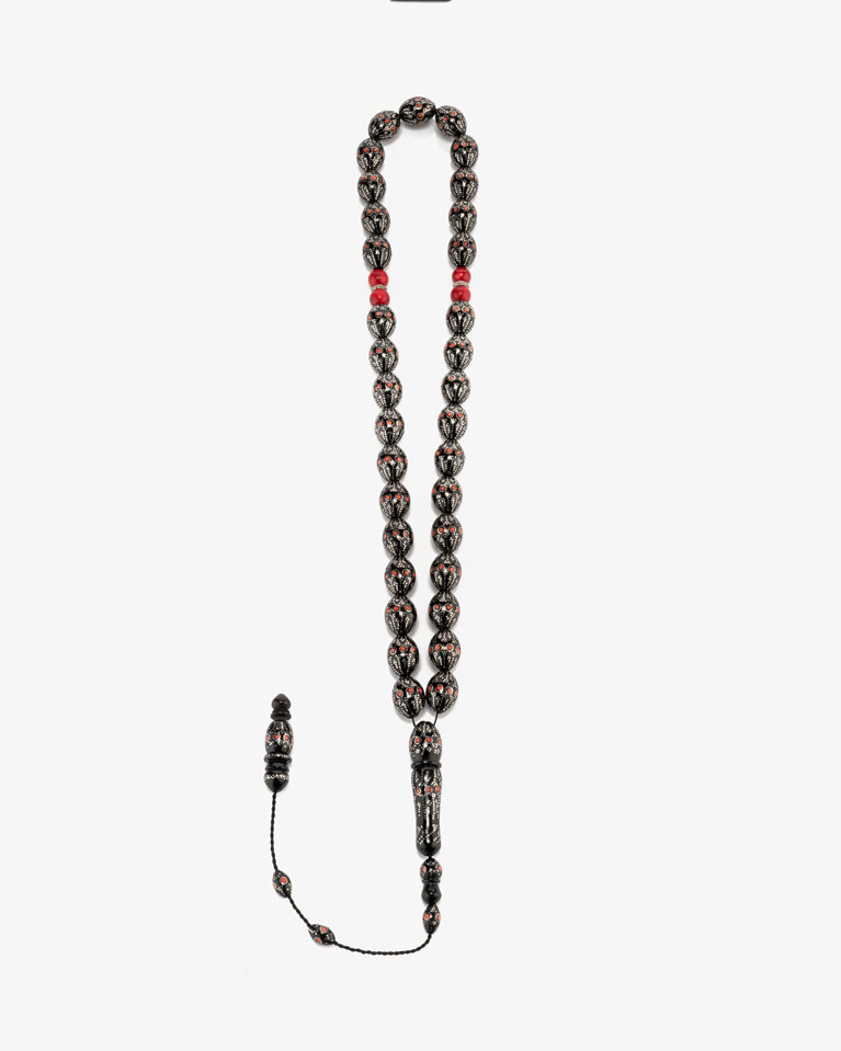 Cook rosary silver ROS423BK