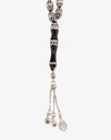 COOK WOOD SILVER ROSARY ROS425BN