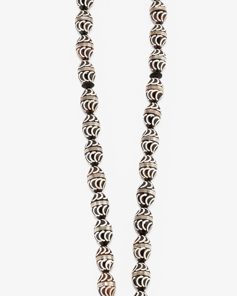 COOK WOOD SILVER ROSARY ROS425BN