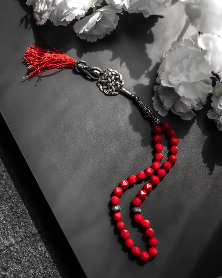 Red coral Rosary ROS311RD