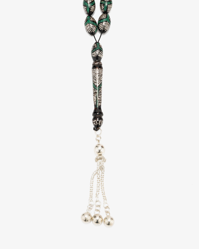 Yussor rosary silver ROS437GN