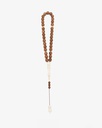 COOK WOOD BONE ROSARY ROS446BN