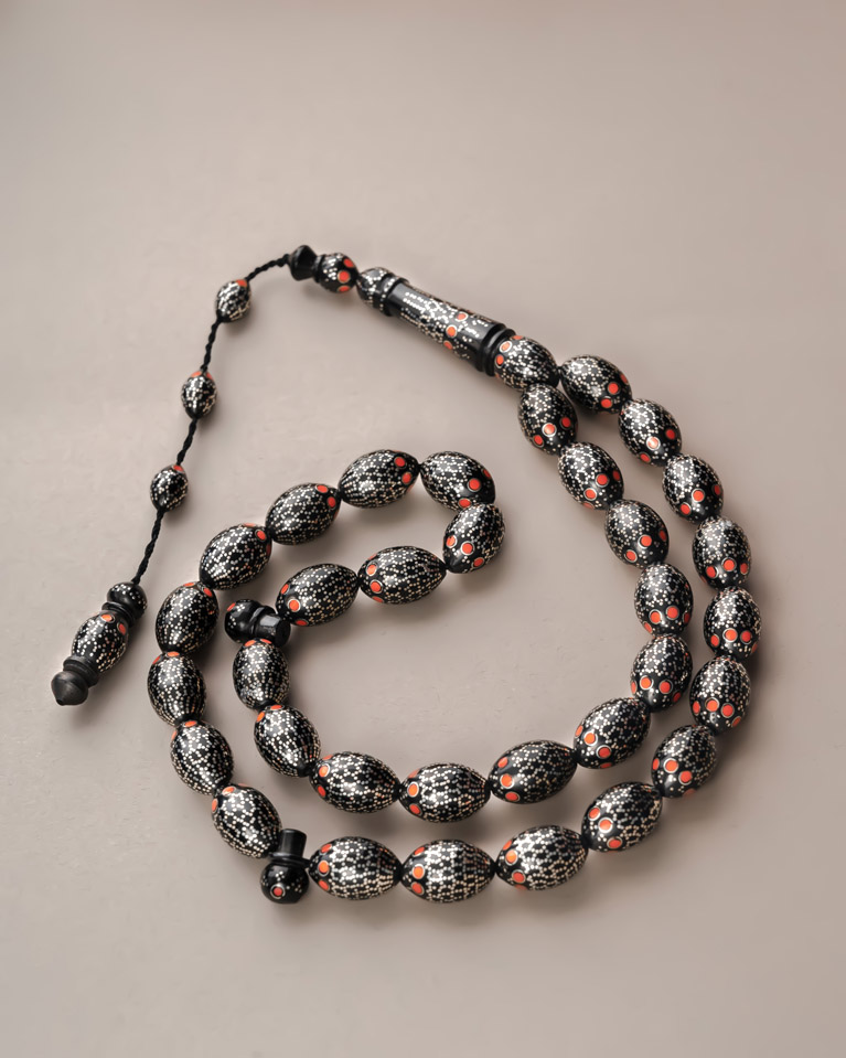 Cook rosary silver ROS422BK