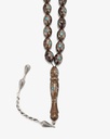 Cook wood rosary silver ROS451BN