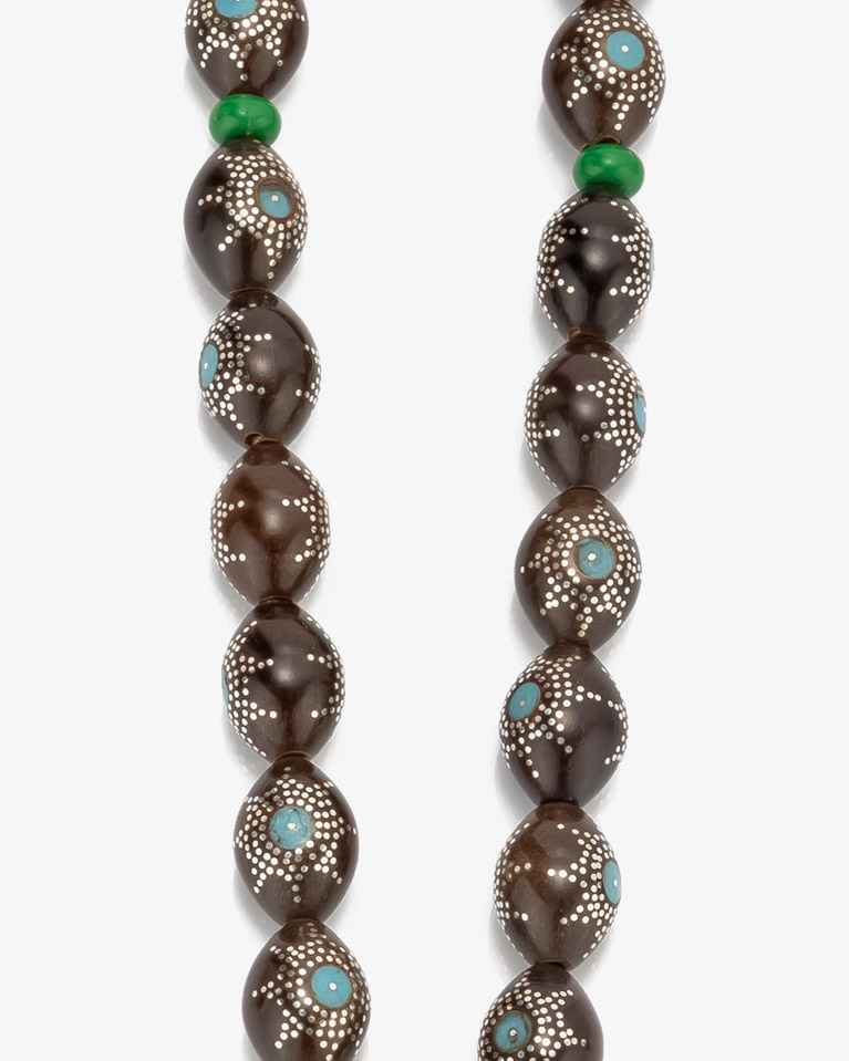 Cook wood rosary silver ROS451BN