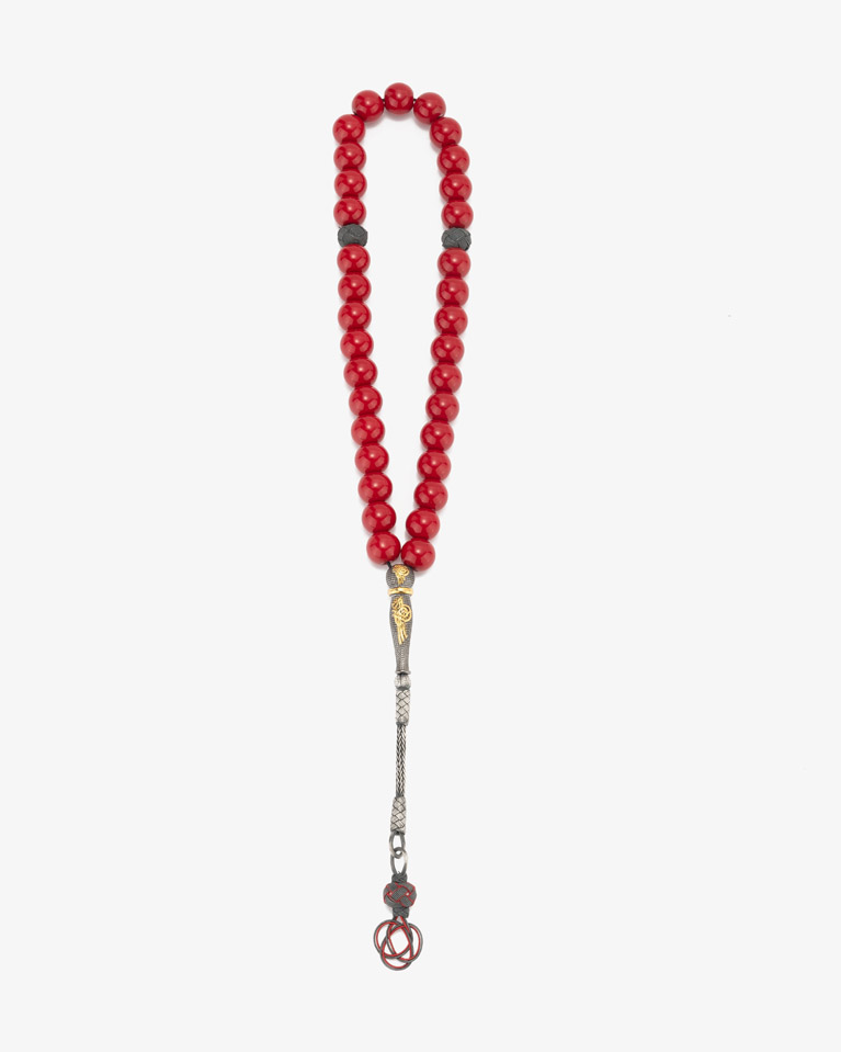 Red coral Rosary ROS329RD