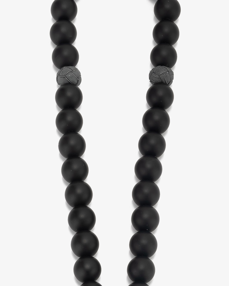 Aqate black Rosary ROS330BK