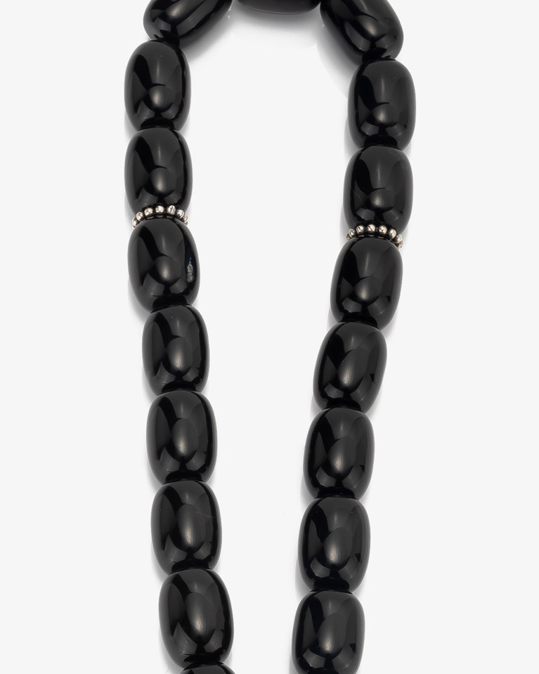 Aqate black Rosary ROS350BK