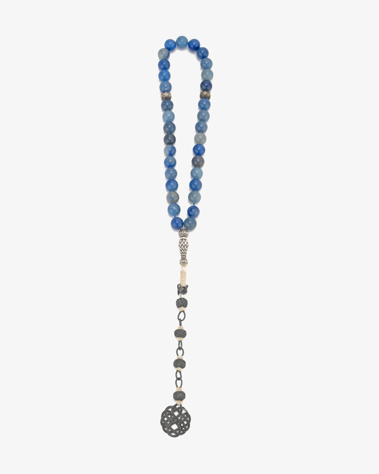Sodalite stone Rosary ROS331BL