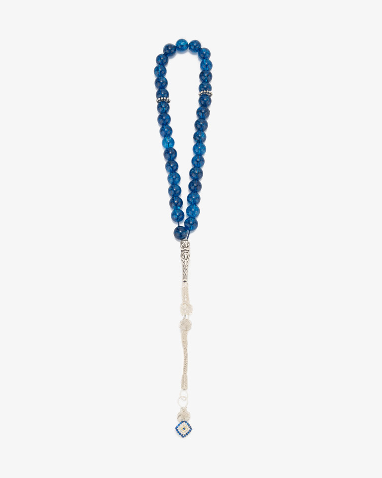 Quartz Blue Rosary ROS345BL