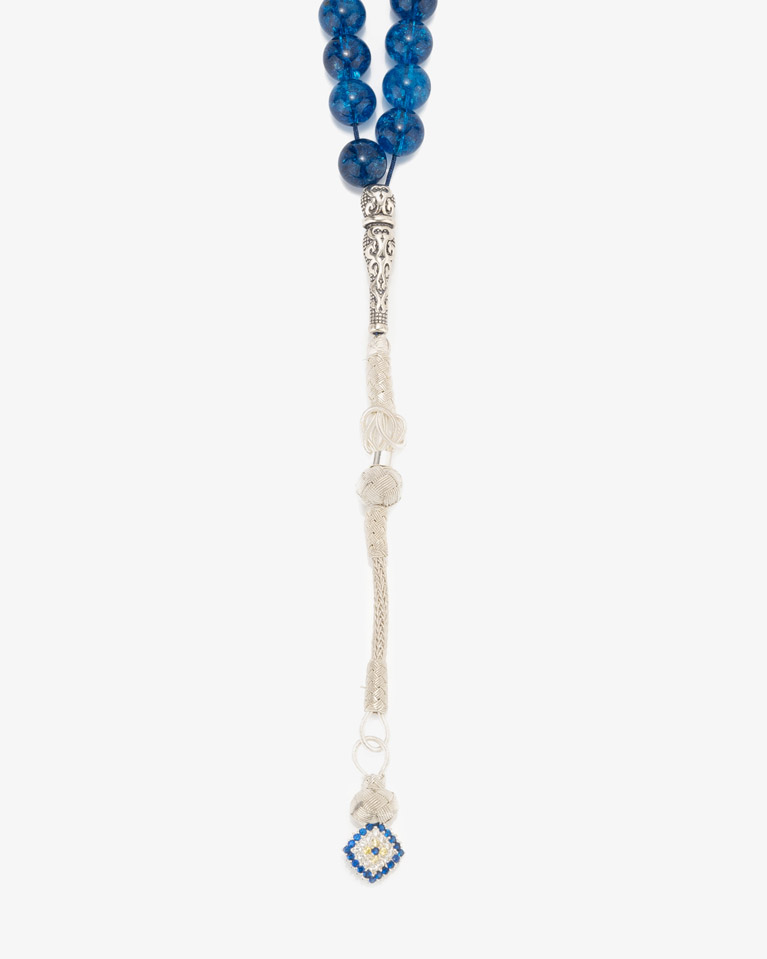 Quartz Blue Rosary ROS345BL