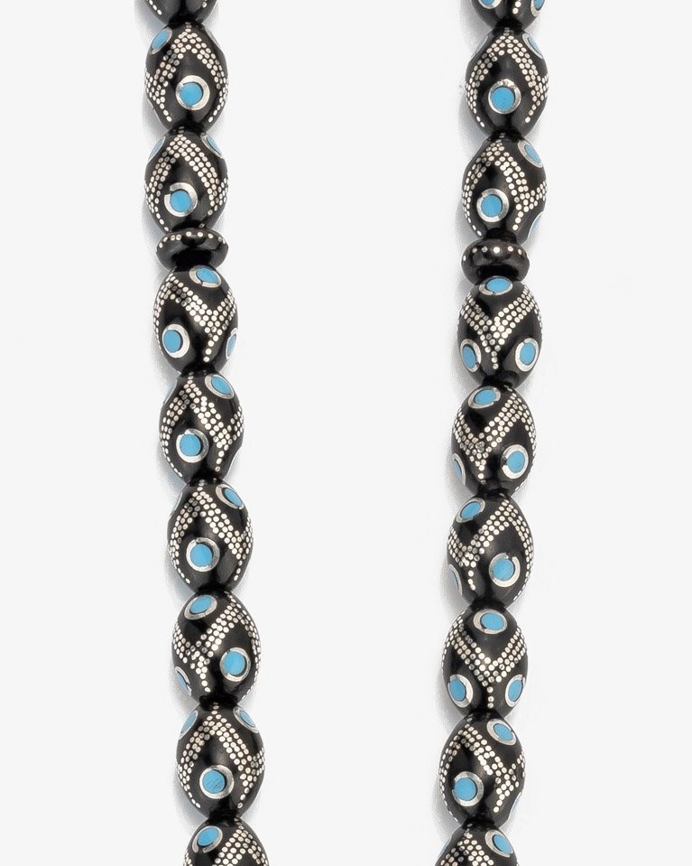 Yussor rosary silver ROS456BK