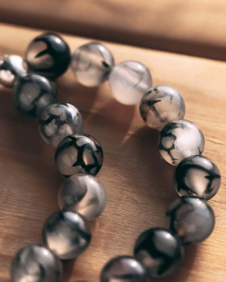 Aqate Rosary ROS305GY